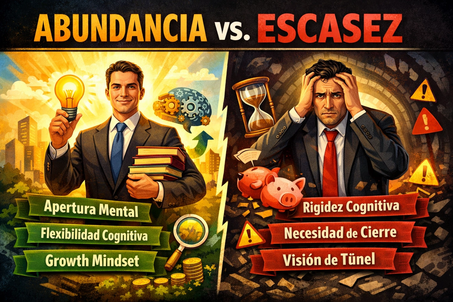 Abundancia vs Escasez: la arquitectura invisible que define el rendimiento de un directivo