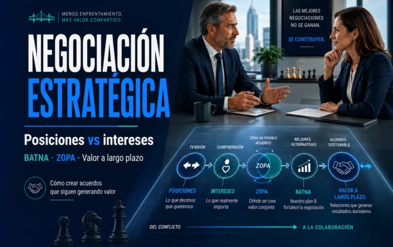 Negociación estratégica: de las posiciones al valor compartido